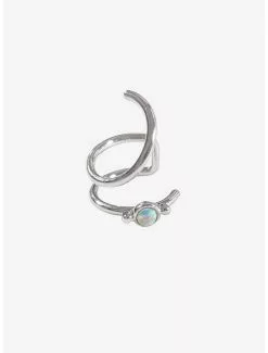 Steel Double Hoop White Opal Seamless Nose Hoop 8 Steel Double Hoop White Opal Seamless Nose Hoop -Hoodies And Sweaters Shop 11453149 av2