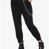 Black Denim Chain Jogger Pants 1 Black Denim Chain Jogger Pants -Hoodies And Sweaters Shop 12114919 hi