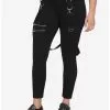 HT Denim Black Suspender Super Skinny Jeans 1 HT Denim Black Suspender Super Skinny Jeans -Hoodies And Sweaters Shop 15095234 hi