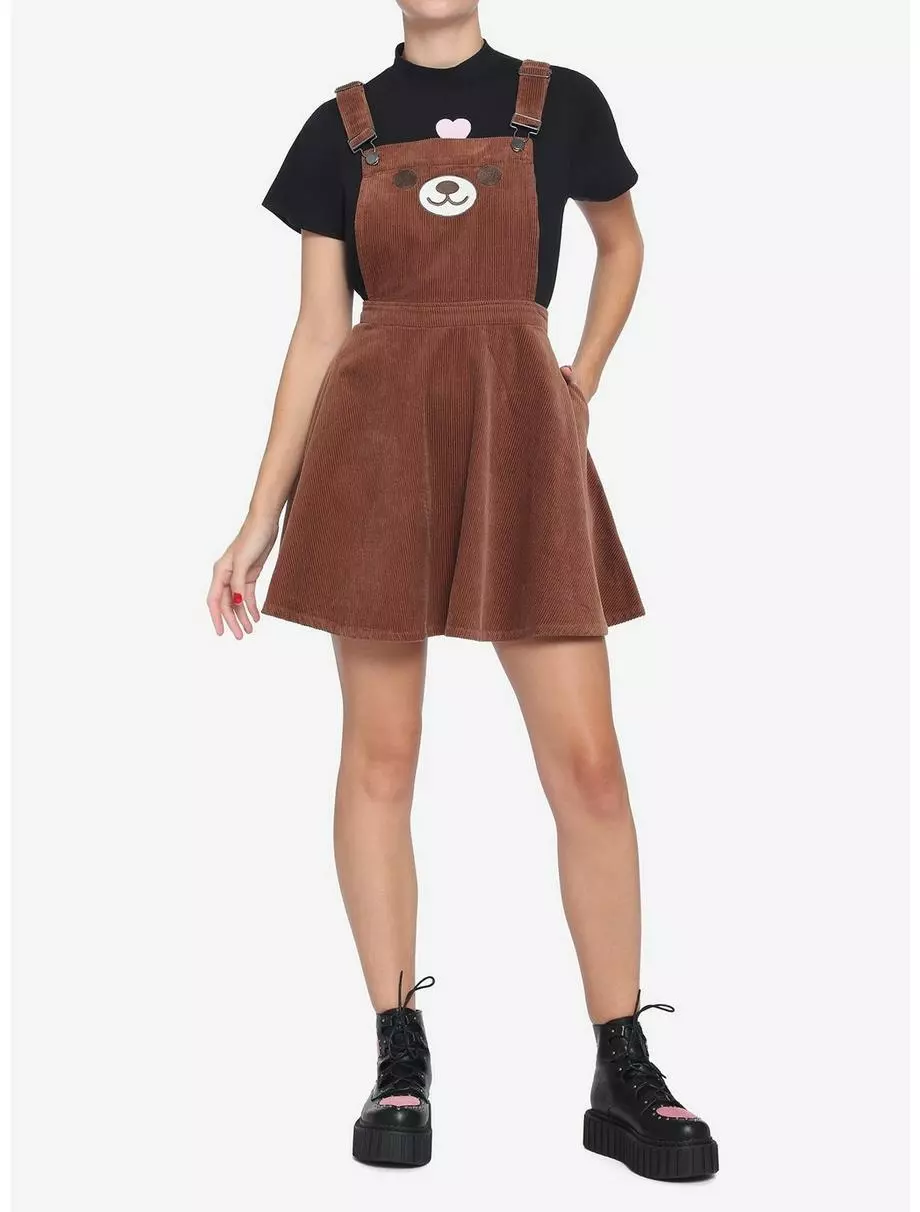 Teddy Bear Corduroy Skirtall 4 Teddy Bear Corduroy Skirtall - Image 2