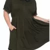 Forest Green Embroidered Collar Dress Plus Size 1 Forest Green Embroidered Collar Dress Plus Size -Hoodies And Sweaters Shop 16303315 hi