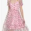 Cherry Glitter Mesh Dress 1 Cherry Glitter Mesh Dress -Hoodies And Sweaters Shop 16384488 hi