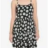Black & White Daisy Tiered Dress 2 Black & White Daisy Tiered Dress -Hoodies And Sweaters Shop 17236363 hi