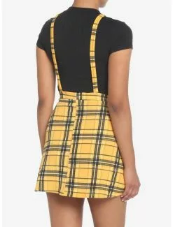 Yellow Plaid Twofer Skirtall 9 Yellow Plaid Twofer Skirtall -Hoodies And Sweaters Shop 18251827 av2