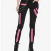 Black & Pink Zipper Super Skinny Jeans 2 Black & Pink Zipper Super Skinny Jeans -Hoodies And Sweaters Shop 18501123 hi