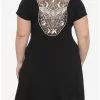 Death's-Head Moth Lace Back Dress Plus Size 1 Death's-Head Moth Lace Back Dress Plus Size -Hoodies And Sweaters Shop 18687611 hi