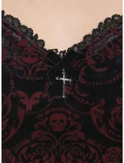 COSMICAURA Velvet Damask Long-Sleeve Dress 9 COSMICAURA Velvet Damask Long-Sleeve Dress -Hoodies And Sweaters Shop 18815319 av3