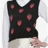 SWEETSOCIETY Strawberry Girls Sweater Vest 2 SWEETSOCIETY Strawberry Girls Sweater Vest -Hoodies And Sweaters Shop 18871954 hi