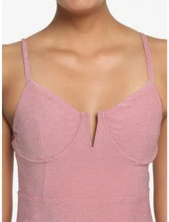Mauve Sparkle Bustier Dress 10 Mauve Sparkle Bustier Dress -Hoodies And Sweaters Shop 18874442 av3