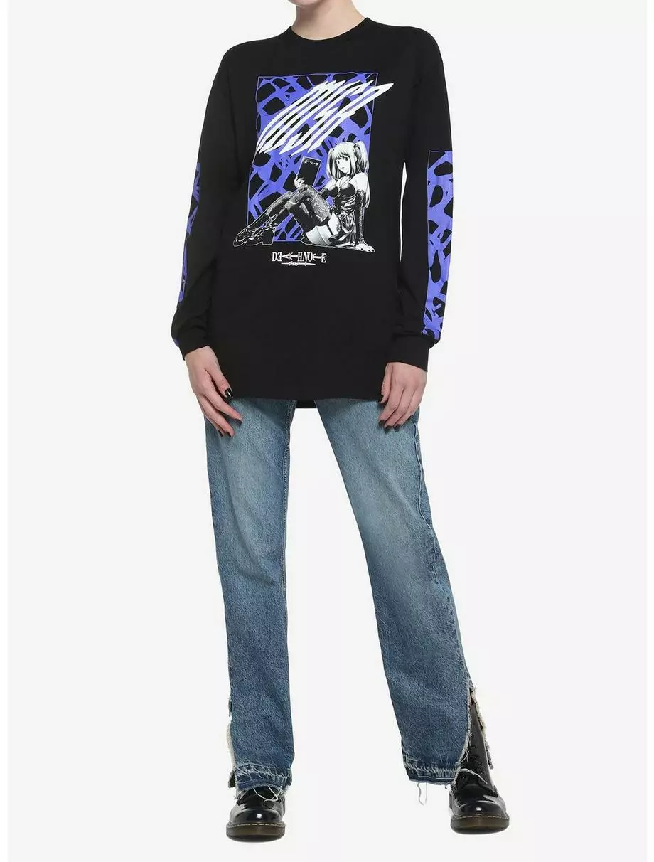 Death Note Misa Panel Girls Long-Sleeve T-Shirt 4 Death Note Misa Panel Girls Long-Sleeve T-Shirt - Image 2