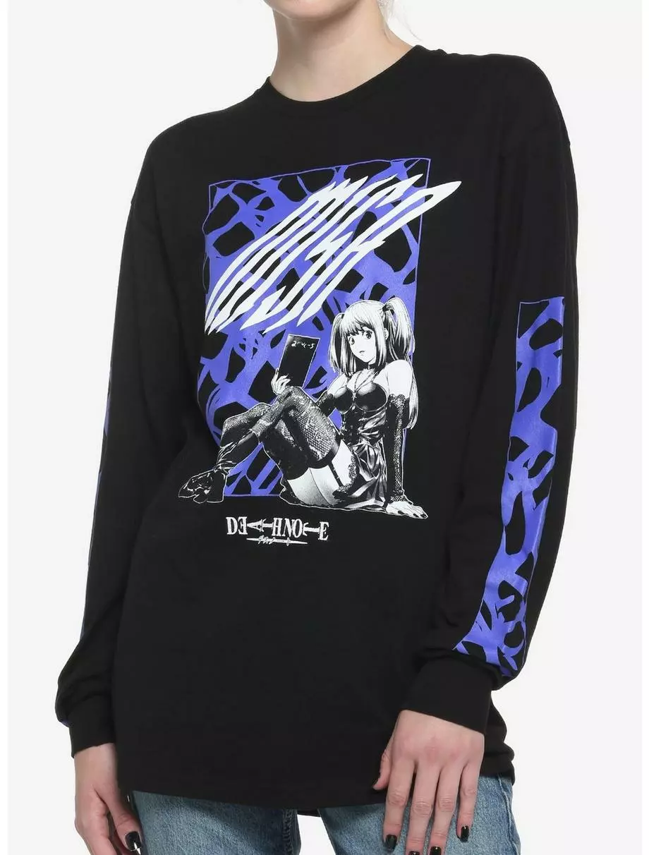 Death Note Misa Panel Girls Long-Sleeve T-Shirt 3 Death Note Misa Panel Girls Long-Sleeve T-Shirt