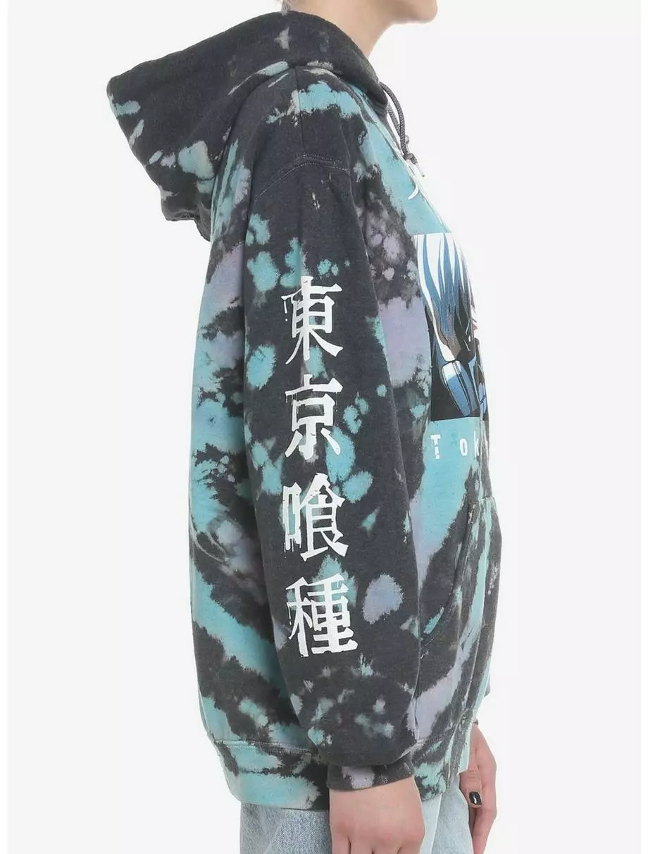 Tokyo Ghoul Tie-Dye Girls Hoodie 7 Tokyo Ghoul Tie-Dye Girls Hoodie - Image 5