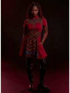 Her Universe Marvel Black Panther: Wakanda Forever Dora Milaje Dress 7 Her Universe Marvel Black Panther: Wakanda Forever Dora Milaje Dress -Hoodies And Sweaters Shop 19042047 av1