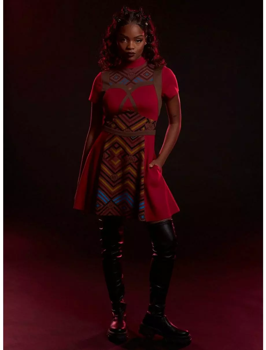 Her Universe Marvel Black Panther: Wakanda Forever Dora Milaje Dress 4 Her Universe Marvel Black Panther: Wakanda Forever Dora Milaje Dress - Image 2