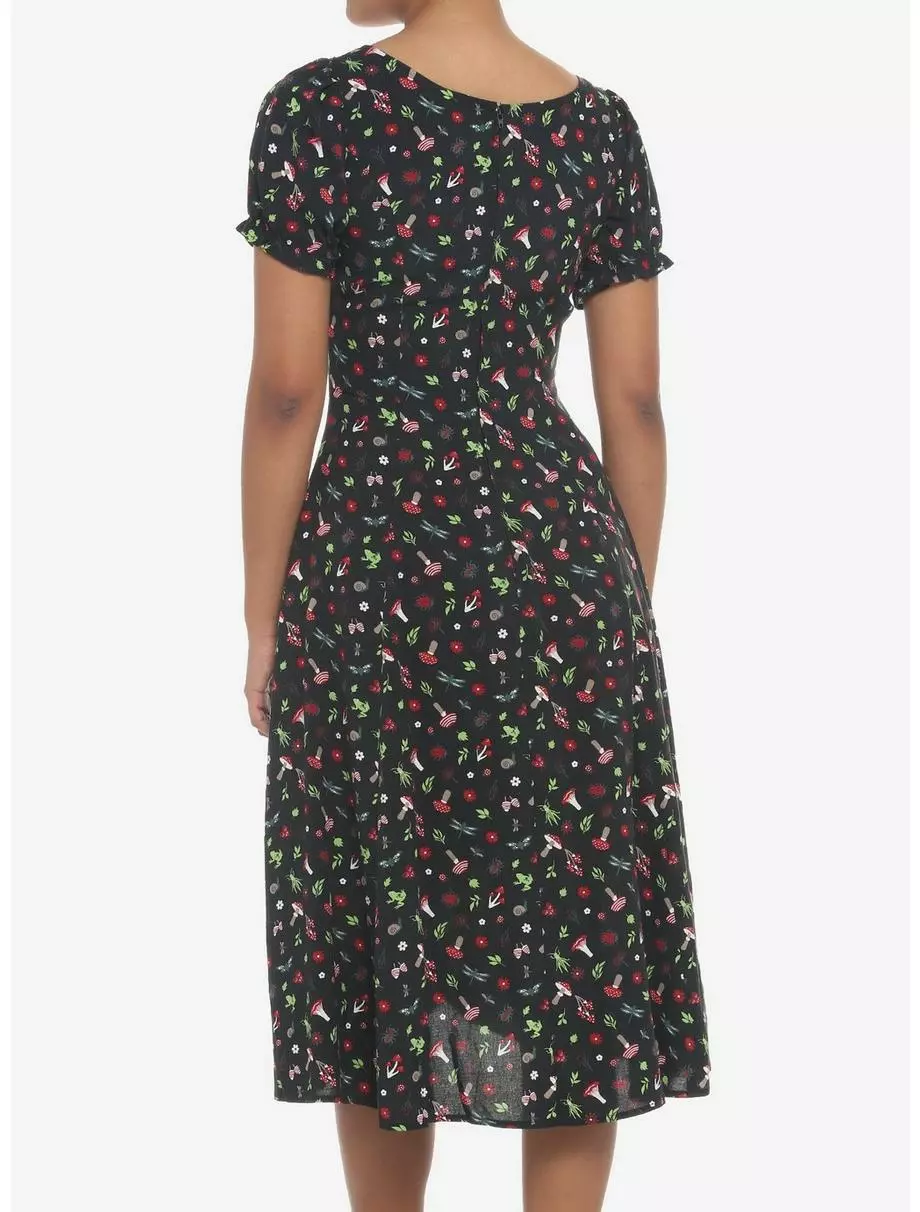 THORN&FABLE Cottage Critters Empire Midi Dress 5 THORN&FABLE Cottage Critters Empire Midi Dress - Image 3