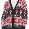 SWEETSOCIETY Mushrooms & Hearts Fair Isle Girls Oversized Cardigan 1 SWEETSOCIETY Mushrooms & Hearts Fair Isle Girls Oversized Cardigan -Hoodies And Sweaters Shop 19385084 hi