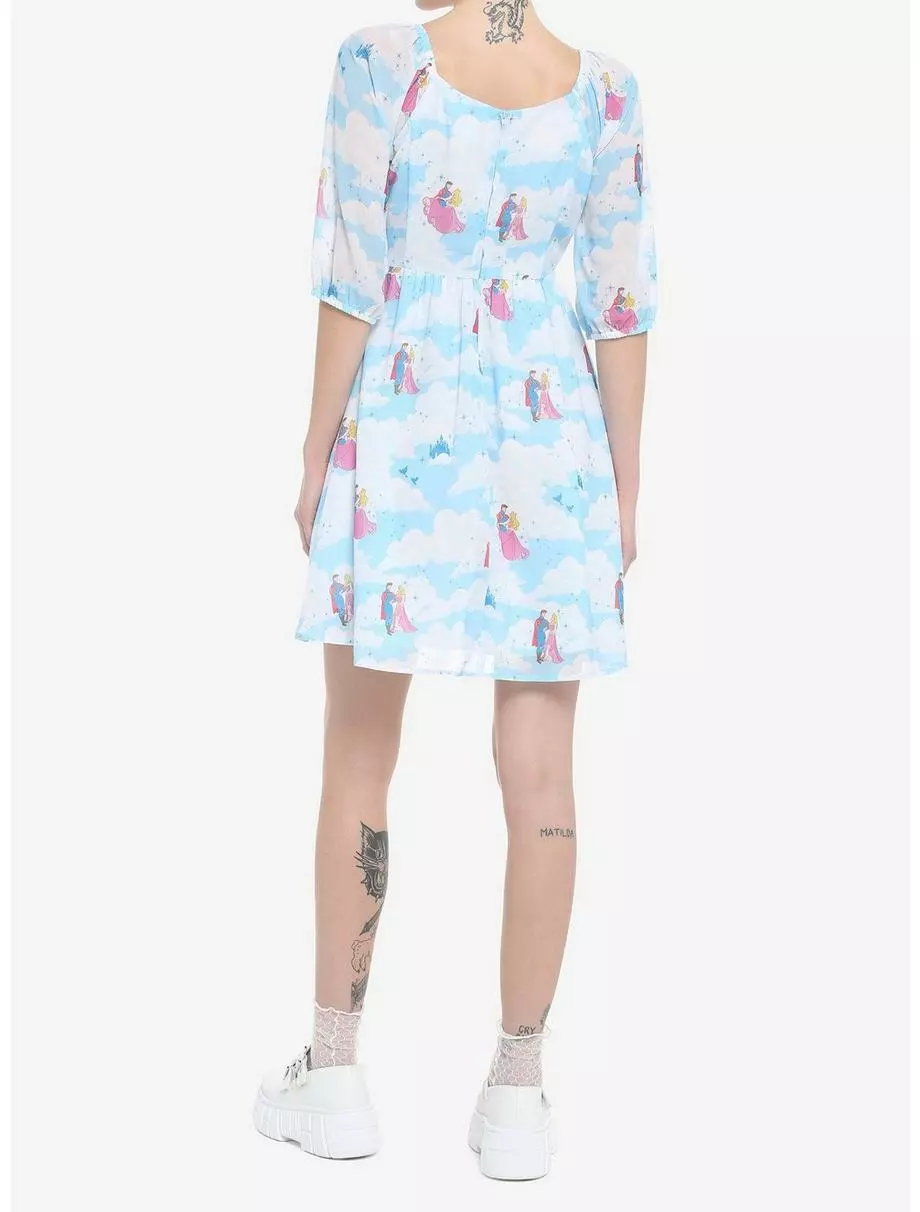 Disney Sleeping Beauty Clouds Long-Sleeve Dress 5 Disney Sleeping Beauty Clouds Long-Sleeve Dress - Image 3
