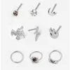 Steel Silver Dragon Nose Stud & Hoop 9 Pack 2 Steel Silver Dragon Nose Stud & Hoop 9 Pack -Hoodies And Sweaters Shop 19477098 hi
