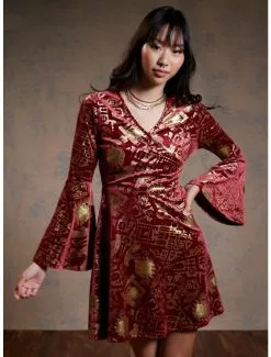 Harry Potter Marauder's Map Velvet Dress