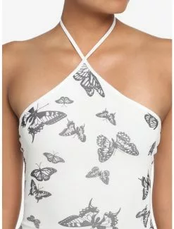 Butterfly Mesh Halter Mini Dress 11 Butterfly Mesh Halter Mini Dress -Hoodies And Sweaters Shop 19570618 av3