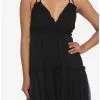 Black Tiered Halter Dress 2 Black Tiered Halter Dress -Hoodies And Sweaters Shop 19622308 hi