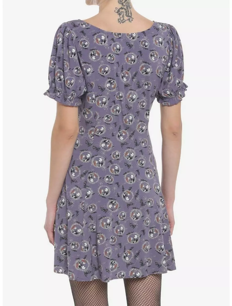 Her Universe The Nightmare Before Christmas Jack & Sally Corset Dress 5 Her Universe The Nightmare Before Christmas Jack & Sally Corset Dress - Image 3