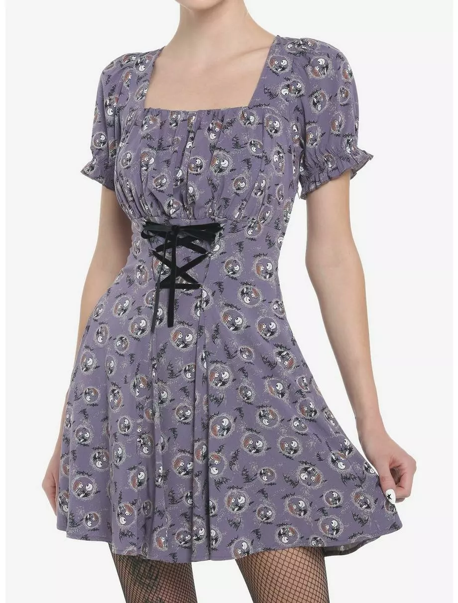 Her Universe The Nightmare Before Christmas Jack & Sally Corset Dress 3 Her Universe The Nightmare Before Christmas Jack & Sally Corset Dress