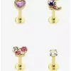 Steel Gold Butterfly Heart Labret 4 Pack 1 Steel Gold Butterfly Heart Labret 4 Pack -Hoodies And Sweaters Shop 19882037 hi