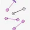 Steel Purple Dragon Gem Tongue Barbell 4 Pack 1 Steel Purple Dragon Gem Tongue Barbell 4 Pack -Hoodies And Sweaters Shop 19882958 hi