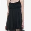 THORN&FABLE Black Empire Waist Slip Dress 1 THORN&FABLE Black Empire Waist Slip Dress -Hoodies And Sweaters Shop 19943739 hi