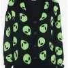 SOCIALCOLLISION Green Alien Girls Oversized Cardigan -Hoodies And Sweaters Shop 19947123 hi