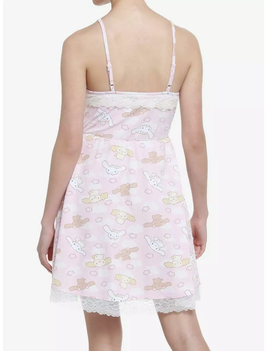 Cinnamoroll Family Pink Cami Dress 5 Cinnamoroll Family Pink Cami Dress - Image 3