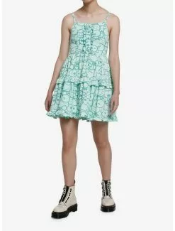 Keroppi Collage Ruffle Cami Dress 6 Keroppi Collage Ruffle Cami Dress -Hoodies And Sweaters Shop 19993666 av1