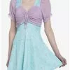 Her Universe Disney The Little Mermaid Lace-Up Sweetheart Dress 1 Her Universe Disney The Little Mermaid Lace-Up Sweetheart Dress -Hoodies And Sweaters Shop 20015184 hi