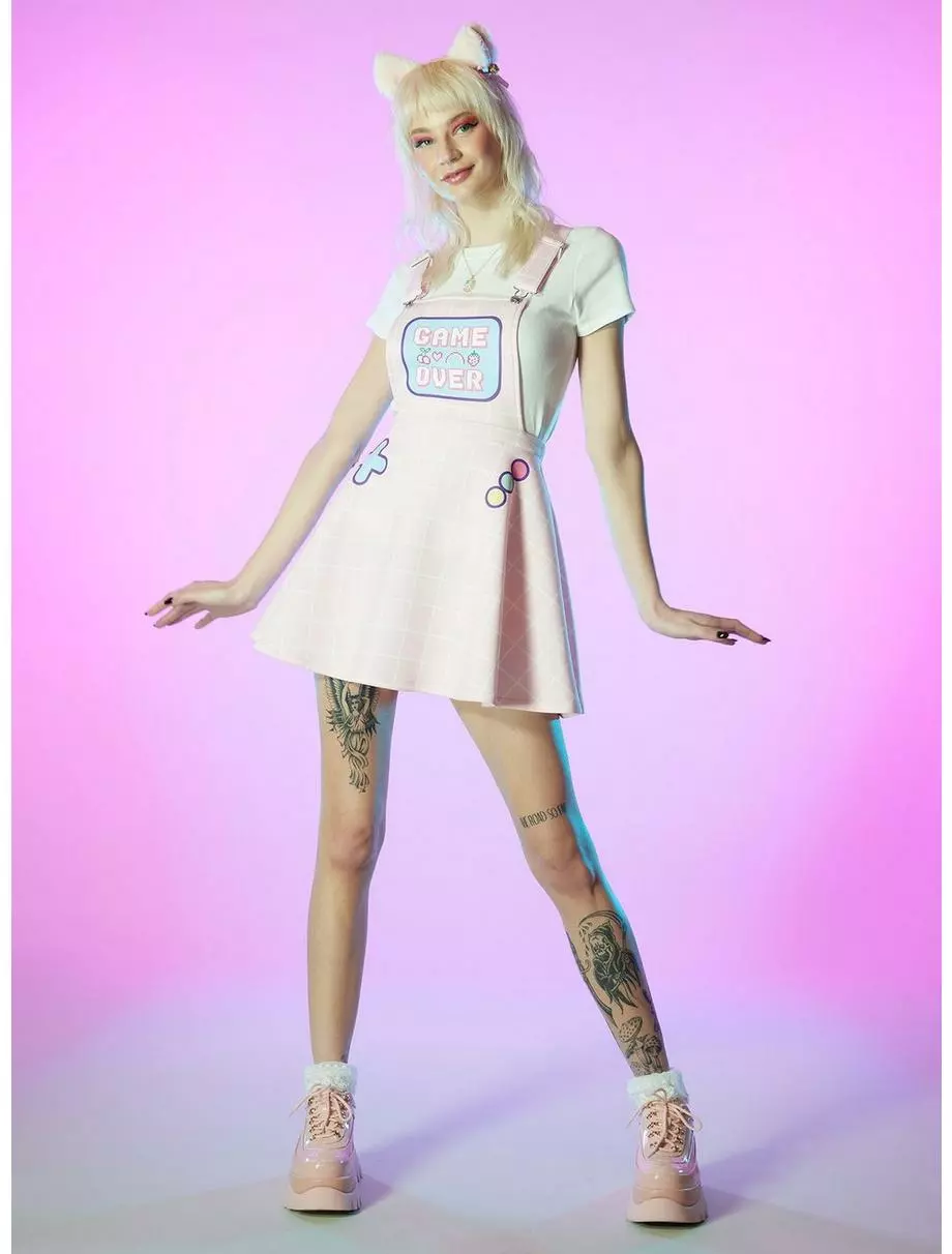 SWEETSOCIETY Game Over Pastel Skirtall 4 SWEETSOCIETY Game Over Pastel Skirtall - Image 2