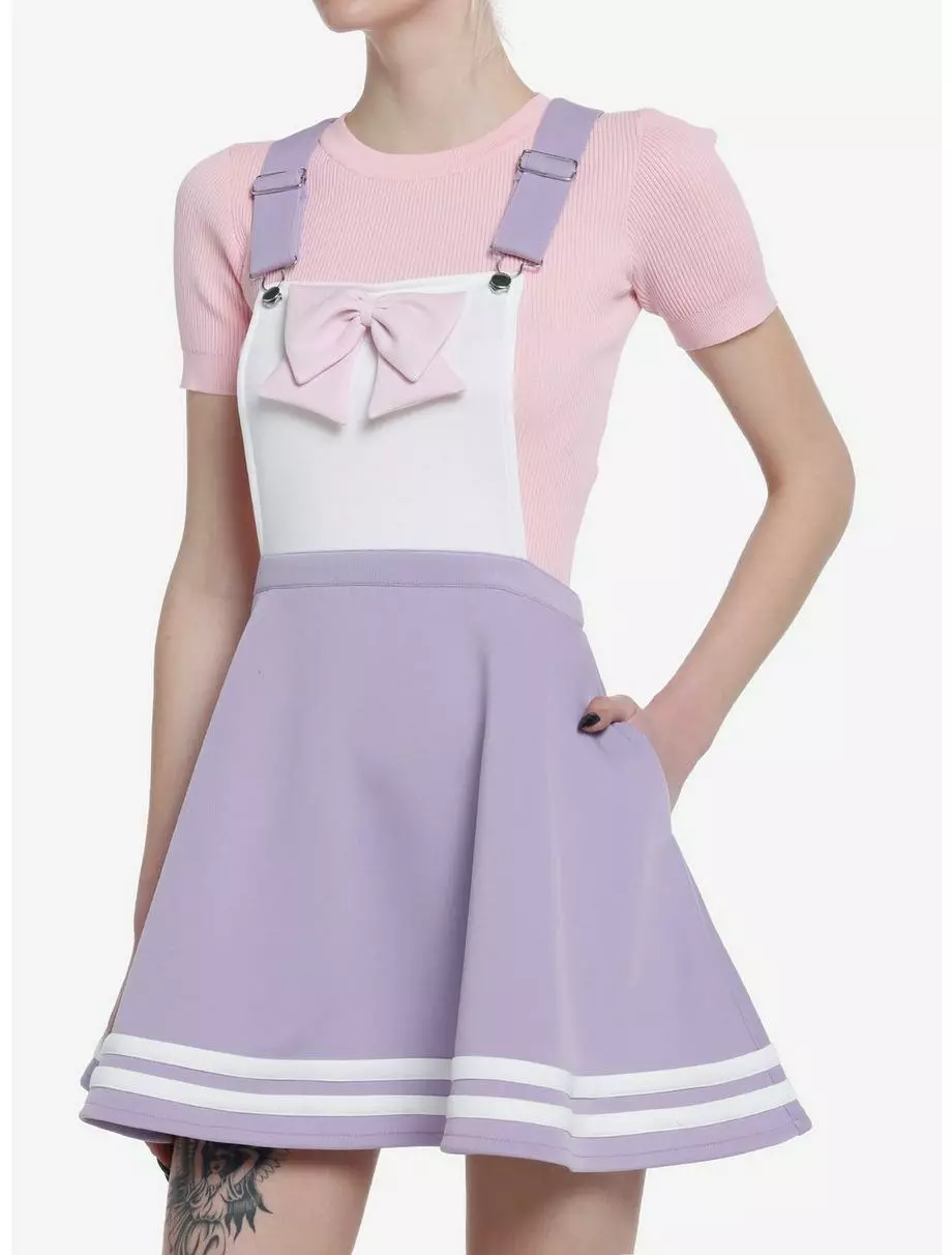 SWEETSOCIETY Pastel Purple & Pink Bow Skirtall 3 SWEETSOCIETY Pastel Purple & Pink Bow Skirtall