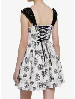 THORN&FABLE Thorn & Fable Through The Looking-Glass Lace-Up Babydoll Dress 7 THORN&FABLE Thorn & Fable Through The Looking-Glass Lace-Up Babydoll Dress -Hoodies And Sweaters Shop 20035562 av2