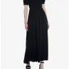 THORN&FABLE Thorn & Fable Black Smock Puff Sleeve Maxi Dress 1 THORN&FABLE Thorn & Fable Black Smock Puff Sleeve Maxi Dress -Hoodies And Sweaters Shop 20035639 hi