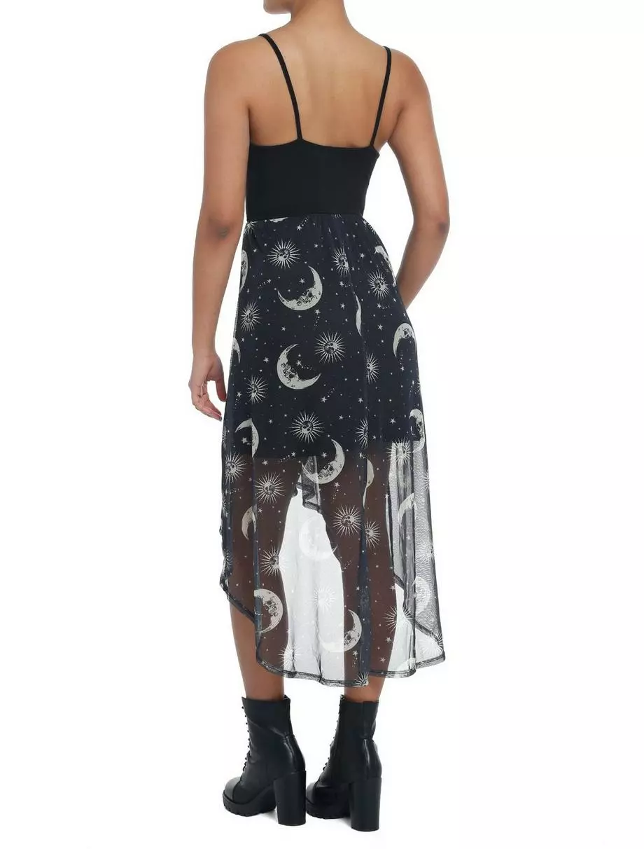 COSMICAURA Celestial Hi-Low Strappy Dress 5 COSMICAURA Celestial Hi-Low Strappy Dress - Image 3