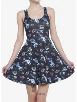 COSMICAURA Pastel Planets Dress