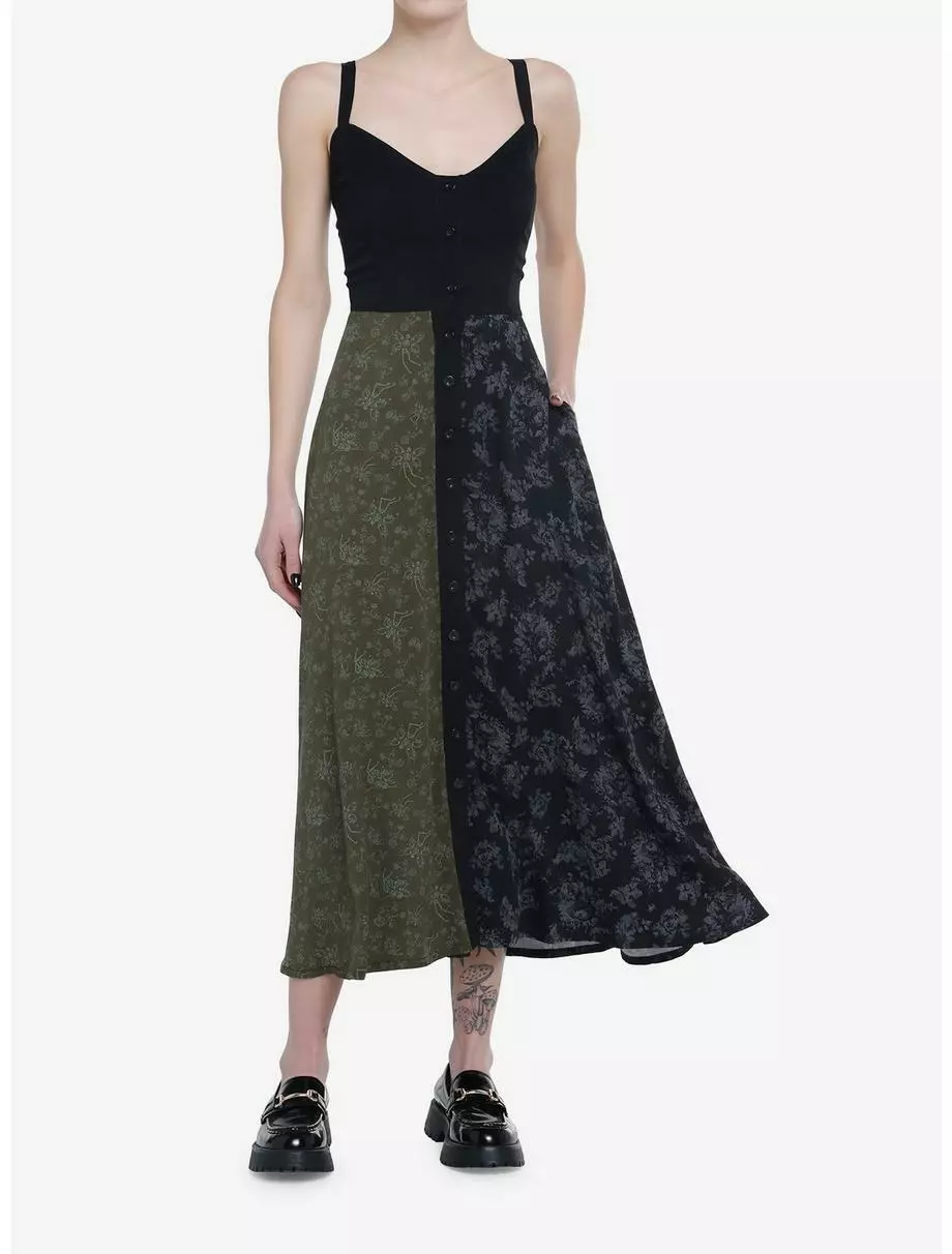 THORN&FABLE Thorn & Fable Skeleton Fairy Color-Block Maxi Dress 4 THORN&FABLE Thorn & Fable Skeleton Fairy Color-Block Maxi Dress - Image 2