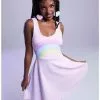 SWEETSOCIETY Sweet Society Pastel Rainbow Tank Dress 2 SWEETSOCIETY Sweet Society Pastel Rainbow Tank Dress -Hoodies And Sweaters Shop 20173627 hi