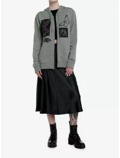 THORN&FABLE Thorn & Fable Forest Fairies & Butterflies Girls Zip-Up Hoodie 7 THORN&FABLE Thorn & Fable Forest Fairies & Butterflies Girls Zip-Up Hoodie -Hoodies And Sweaters Shop 20199661 av2