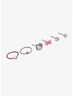 Steel Hello Kitty Nice Hoop & Stud 6 Pack 5 Steel Hello Kitty Nice Hoop & Stud 6 Pack -Hoodies And Sweaters Shop 20273923 av1