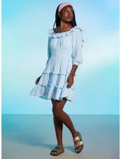 Her Universe Disney The Little Mermaid Ariel Ruffle Dress -Hoodies And Sweaters Shop 20280436 av1