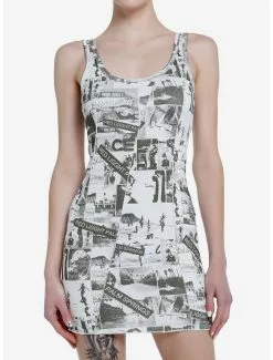 Vintage Photo Bodycon Dress