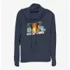 Pokemon Good Vibes Starters Cowl Neck Long-Sleeve Top -Hoodies And Sweaters Shop 20296473 hi