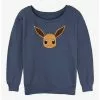 Pokemon Eevee Face Girls Slouchy Sweatshirt 1 Pokemon Eevee Face Girls Slouchy Sweatshirt -Hoodies And Sweaters Shop 20297360 hi