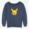 Pokemon Pikachu Face Girls Slouchy Sweatshirt 2 Pokemon Pikachu Face Girls Slouchy Sweatshirt -Hoodies And Sweaters Shop 20297479 hi