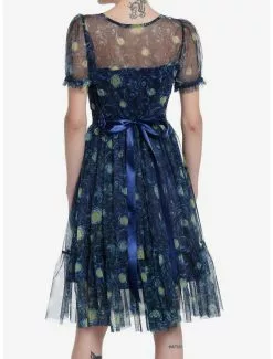 THORN&FABLE Thorn & Fable Starry Nights Mesh Puff Sleeve Dress 7 THORN&FABLE Thorn & Fable Starry Nights Mesh Puff Sleeve Dress -Hoodies And Sweaters Shop 20402247 av2
